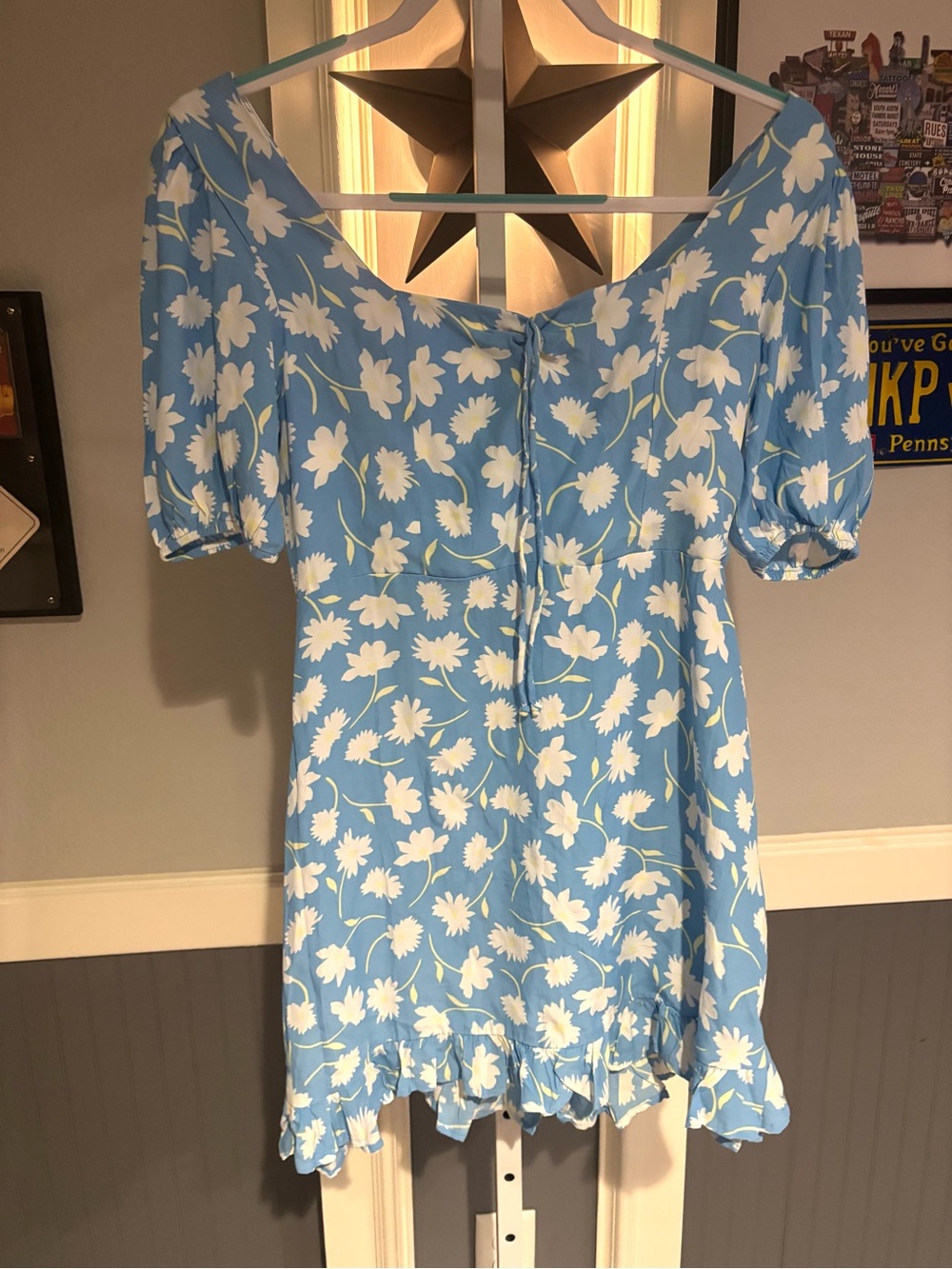 Faithfull the Brand Size 6/Medium Agathe Floral Mini Dress New with Tags